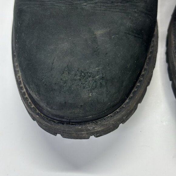 Timberland Womens Premium Black Nubuck 6" Waterproof Boots Sz 7M 8658A Insulated - Picture 7 of 16